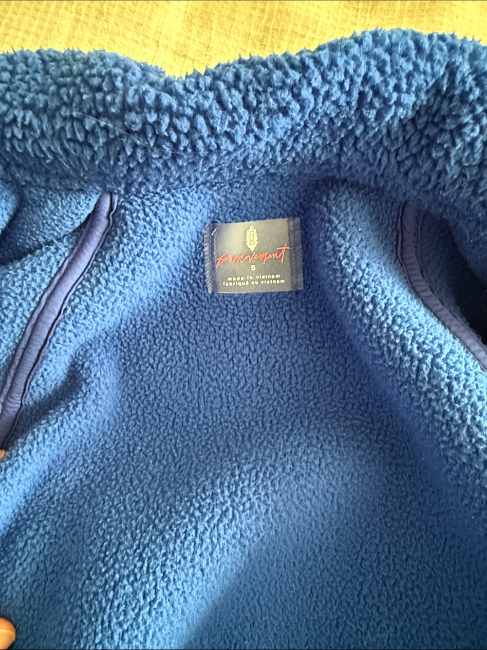 FP Movement by Free People Blue Teddy Fleece Jacket